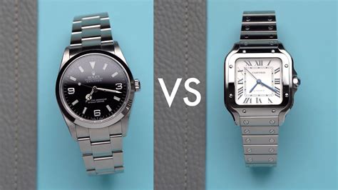 cartier vs rolex for women|Cartier santos vs Rolex datejust.